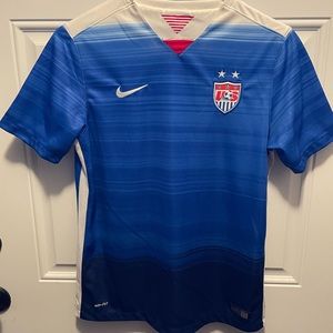 Nike Dri Fit Team USA Boys Soccer Jersey Size XL